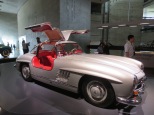 A "gullwings" Mercedes from the 50s