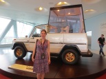 With a Popemobile