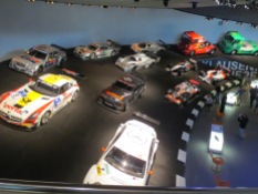 The racecar exhibit