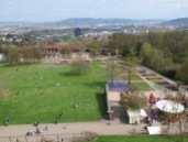 Part of Killesberg Park, as seen from the tower