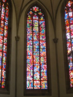 Stained glass in the Stiftskirche